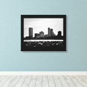 Milwaukee Skyline Leinwanddruck (Insitu (Holzboden))