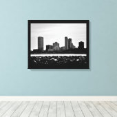 Milwaukee Skyline Leinwanddruck (Insitu (Holzboden))
