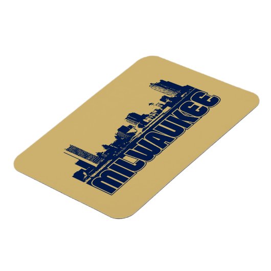 Milwaukee Skyline Magnet (Linke Seite)