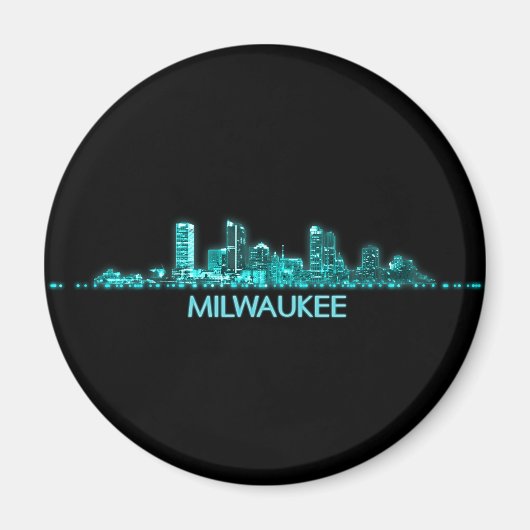 Milwaukee Skyline Magnet (Vorne)