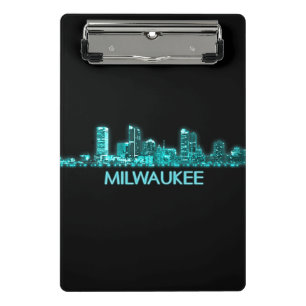 Milwaukee-Skyline Mini Klemmbrett