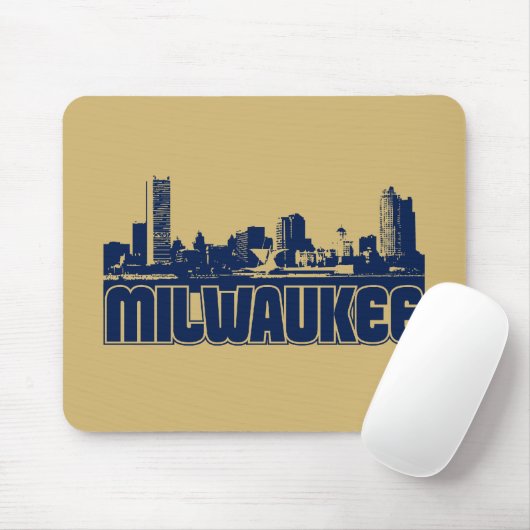 Milwaukee-Skyline Mousepad (Mit Mouse)