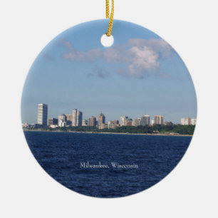 Milwaukee-Skyline-Ornament Keramik Ornament