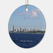 Milwaukee Skyline-Ornament Keramik Ornament (Links)