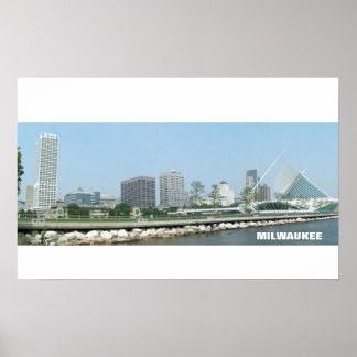 Milwaukee Skyline Poster