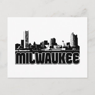 Milwaukee Skyline Postkarte