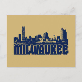 Milwaukee Skyline Postkarte