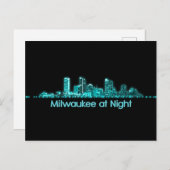 Milwaukee Skyline Postkarte (Vorne/Hinten)