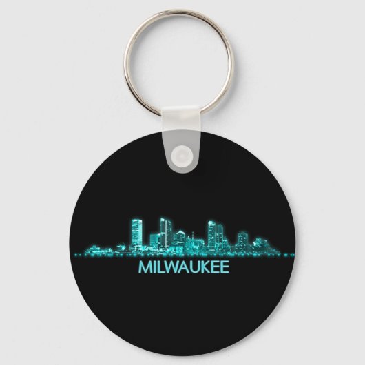 Milwaukee Skyline Schlüsselanhänger (Vorderseite)