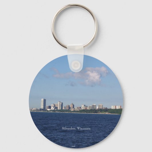 Milwaukee Skyline Schlüsselkette Schlüsselanhänger (Vorderseite)