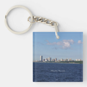 Milwaukee Skyline-Schlüsselkette Schlüsselanhänger