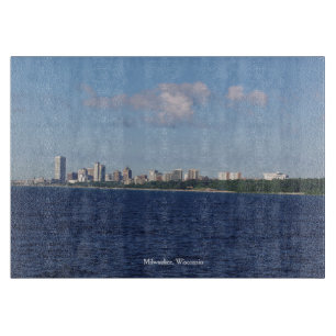 Milwaukee Skyline Schneidebrett