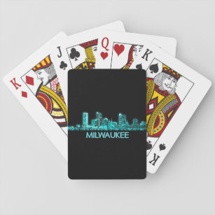 Milwaukee-Skyline Spielkarten