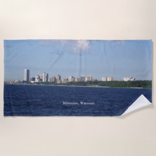 Milwaukee Skyline Strandtuch