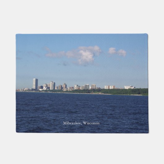 Milwaukee Skyline Türmatte (Vorderseite)