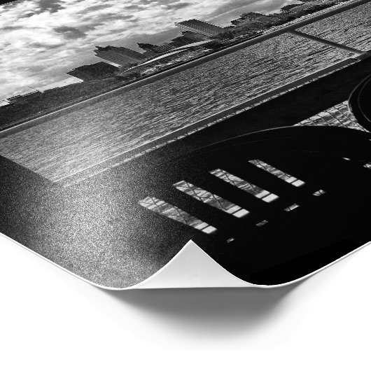 Milwaukee Skyline View Fotodruck (Ecke)