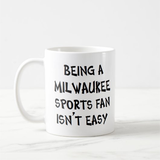 milwaukee sports fan, being kaffeetasse (Links)