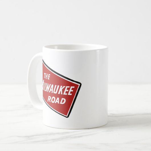 Milwaukee-Straßen-Bahnzeichen 2 Kaffeetasse (Vorderseite Links)