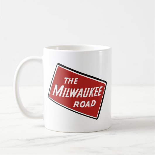 Milwaukee-Straßen-Bahnzeichen 2 Kaffeetasse (Links)