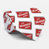 Milwaukee-Straßen-Bahnzeichen 2 Krawatte (Gerollt)