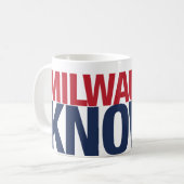 Milwaukee weiß kaffeetasse (Vorderseite Links)