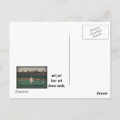 Milwaukee, WI Skyline Postkarte (Rückseite)