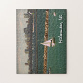 Milwaukee, WI-Skyline Puzzle (Vertikal)