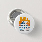 Milwaukee Wisconsin 2026 Internationale Konvention Button (Vorne & Hinten)