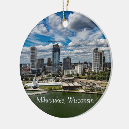 Milwaukee Wisconsin Chef Christmas Keepake Keramik Ornament (Links)
