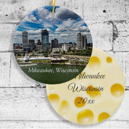 Milwaukee Wisconsin Chef Christmas Keepake Keramik Ornament