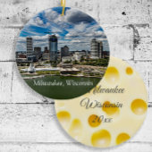 Milwaukee Wisconsin Chef Christmas Keepake Keramik Ornament