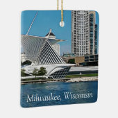 Milwaukee Wisconsin Chef Christmas Keepake Keramikornament (Rechts)