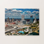 Milwaukee Wisconsin.Christmas Greetings Jigsaw Puz Puzzle (Horizontal)