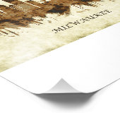 Milwaukee Wisconsin Cityscape Fotodruck (Ecke)