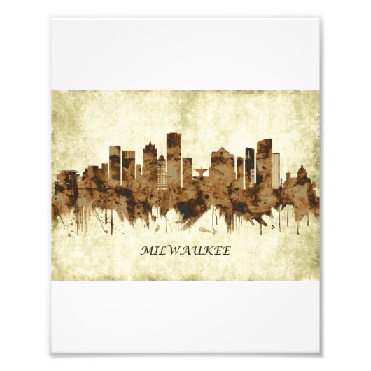 Milwaukee Wisconsin Cityscape Fotodruck (Vorne)