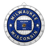 Milwaukee Wisconsin Dartscheibe (vorne)