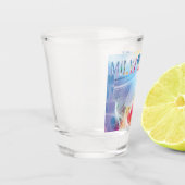 Milwaukee, Wisconsin - farbenfrohe Gestaltung Schnapsglas (Links)