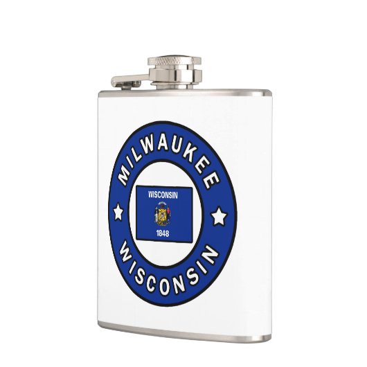 Milwaukee Wisconsin Flachmann (Links)