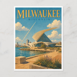 Milwaukee Wisconsin GeoSaga Postkarte