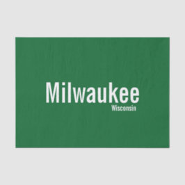 Milwaukee, Wisconsin, Gewebepapier Seidenpapier