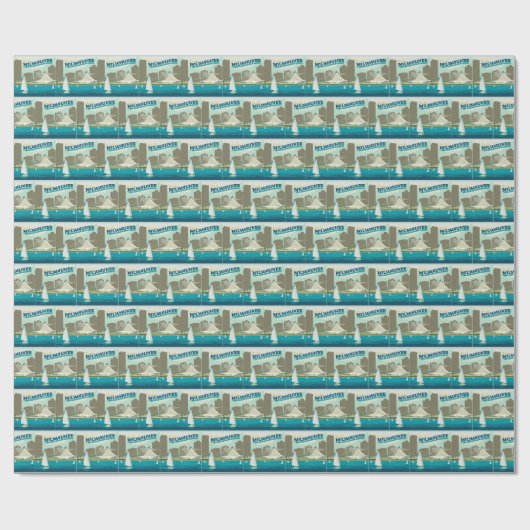 Milwaukee Wisconsin Harbour | Stadt Brew Geschenkpapier (Flach)