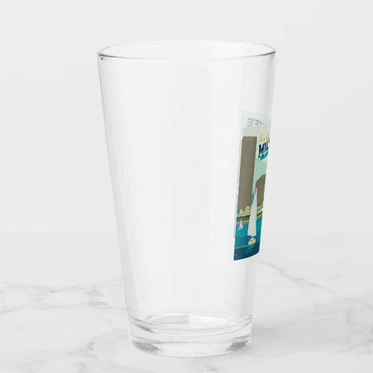 Milwaukee Wisconsin Harbour | Stadt Brew Glas (Rechts)