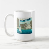 Milwaukee Wisconsin Harbour | Stadt Brew Kaffeetasse (Links)