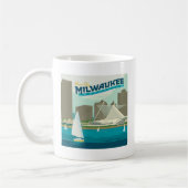 Milwaukee Wisconsin Harbour | Stadt Brew Kaffeetasse (Links)