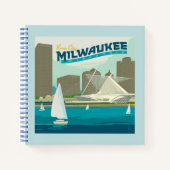 Milwaukee Wisconsin Harbour | Stadt Brew Notizblock (Vorderseite)