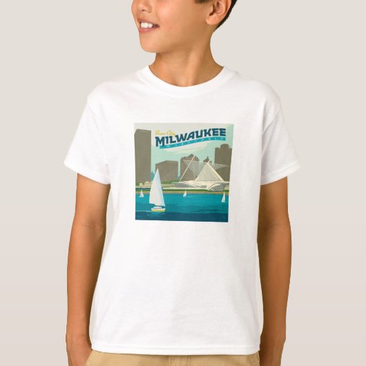 Milwaukee Wisconsin Harbour | Stadt Brew T-Shirt (Vorderseite)