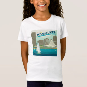 Milwaukee Wisconsin Harbour Stadt Brew T-Shirt