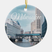 Milwaukee Wisconsin Keramik Ornament (Vorne)