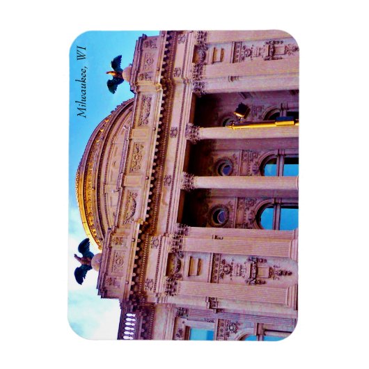 Milwaukee, Wisconsin Magnet (Vertikal)