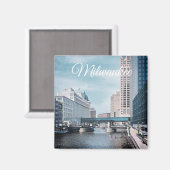 Milwaukee Wisconsin Magnet (Vorderseite/Rückseite)